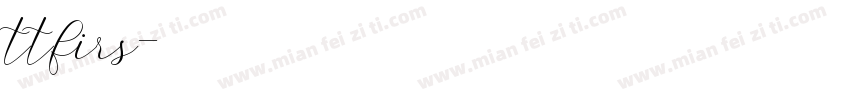 ttfirs字体转换