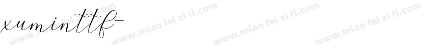 xuminttf字体转换