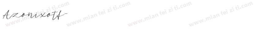Azonixotf字体转换