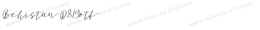 Behistun-D819otf字体转换