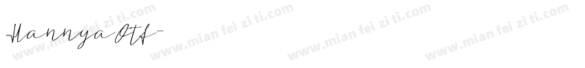HannyaOtf字体转换