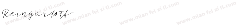 Reingardotf字体转换