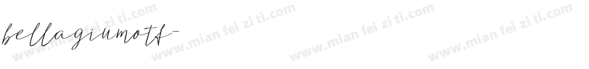 bellagiumotf字体转换