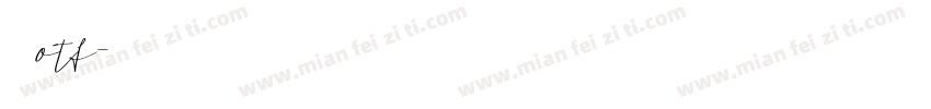 黑体otf字体转换
