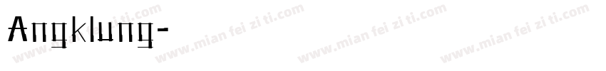 Angklung字体转换