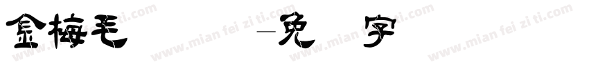 金梅毛国际码字体转换