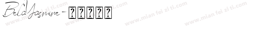 BelaYasmine字体转换
