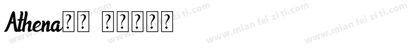Athena字体字体转换
