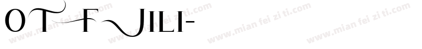 OTFJili字体转换