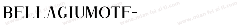 bellagiumotf字体转换