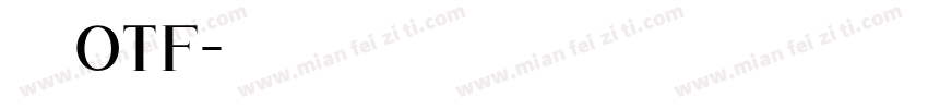 黑体otf字体转换