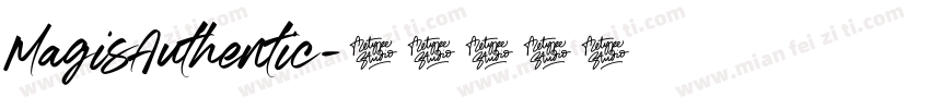 MagisAuthentic字体转换