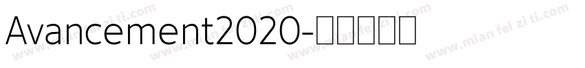 Avancement2020字体转换