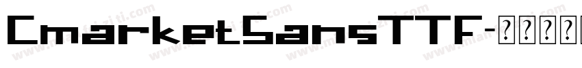 CmarketSansTTF字体转换