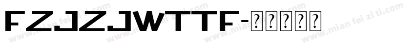 FZJZJWTTF字体转换