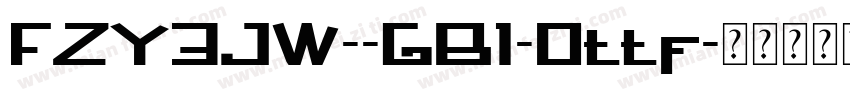 FZY3JW--GB1-0ttf字体转换