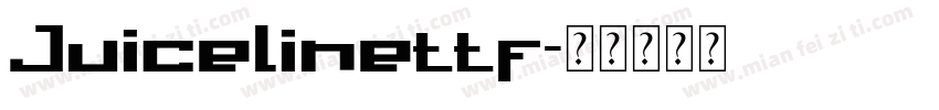 Juicelinettf字体转换