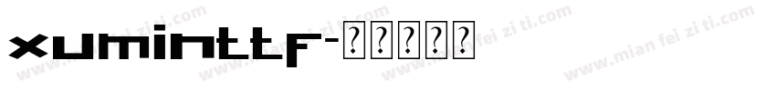 xuminttf字体转换