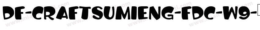 DF-CraftSumiENG-FDC-W9字体转换