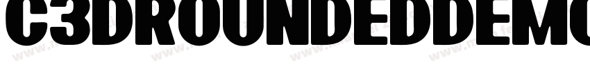 C3dRoundedDemoRegular-rVoO字体转换