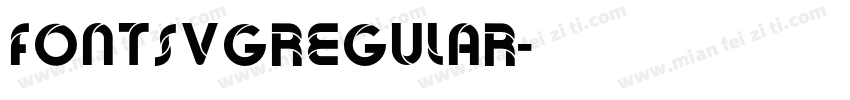 FontSvgRegular字体转换