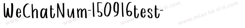 WeChatNum-150916test字体转换