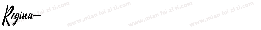 Regina字体转换