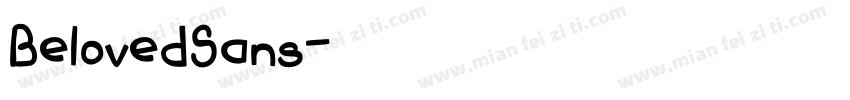 BelovedSans字体转换