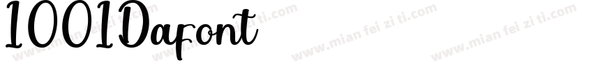1001Dafont字体转换