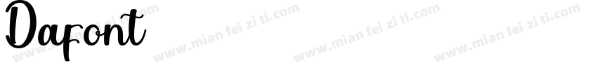 Dafont字体转换