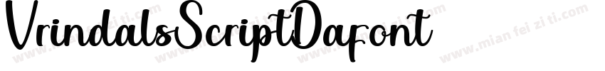 VrindalsScriptDafont字体转换