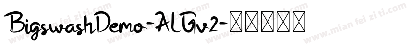 BigswashDemo-ALGv2字体转换