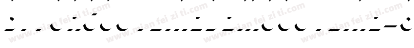 BivoacOutlineDemoOutline-8MOv0字体转换