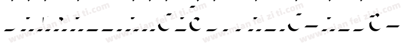 DarkAlliance3DItalic-alD5字体转换