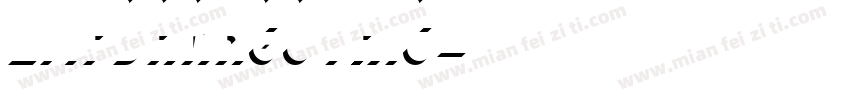 ZXFDarkGothic字体转换