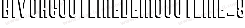 BivoacOutlineDemoOutline-8MOv0字体转换