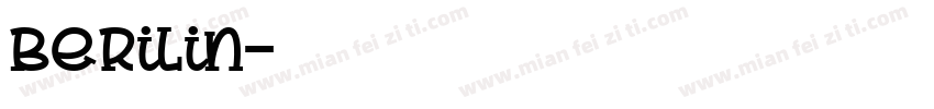 berilin字体转换