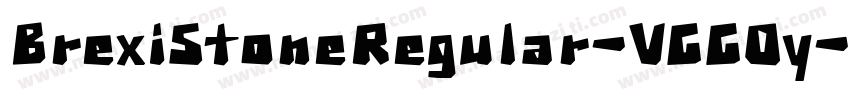 BrexiStoneRegular-VGGOy字体转换