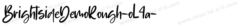 BrightsideDemoRough-oL4a字体转换