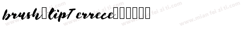 brush-tipTerrece字体转换