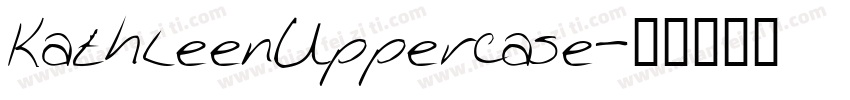 KathleenUppercase字体转换