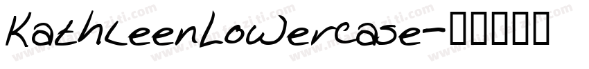 KathleenLowercase字体转换