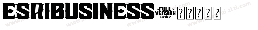 ESRIBusiness字体转换