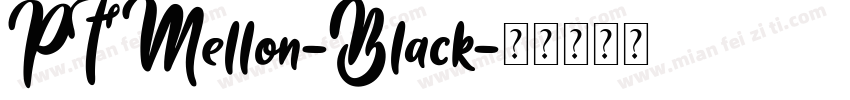 PFMellon-Black字体转换