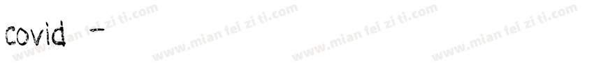 covid中文字体转换