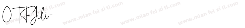 OTFJili字体转换