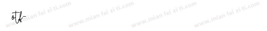 黑体otf字体转换