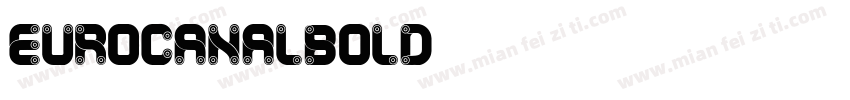 EuroCanalBold字体转换
