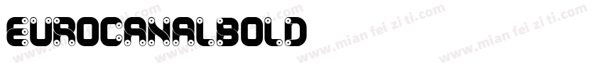 EuroCanalBold字体转换