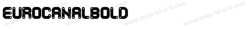 EuroCanalBold字体转换